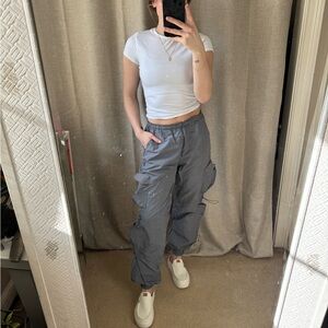 Gray Cargo Pants